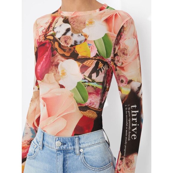 Alice + Olivia Kelly Dabbah Delaina Top Small NWT $295 - Picture 2 of 10